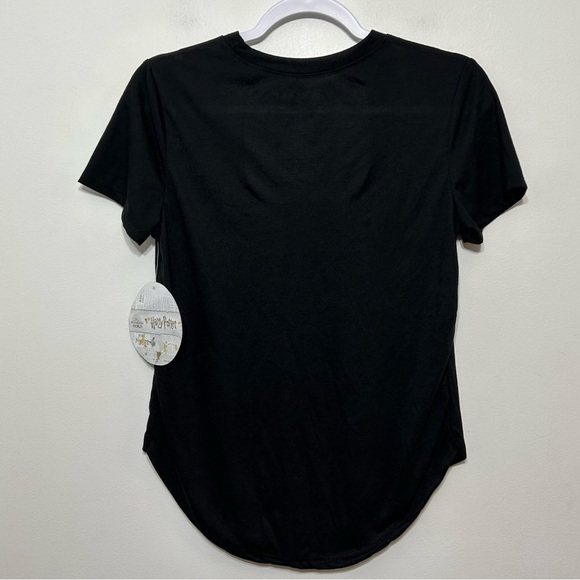 New! Harry Potter Hogwarts Gold Foil Tee Shirt - Picture 2 of 6